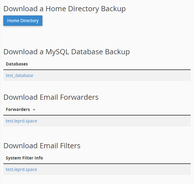 Download Partial Backups